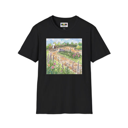 Garden Watercolor Unisex Graphic Softstyle T-Shirt