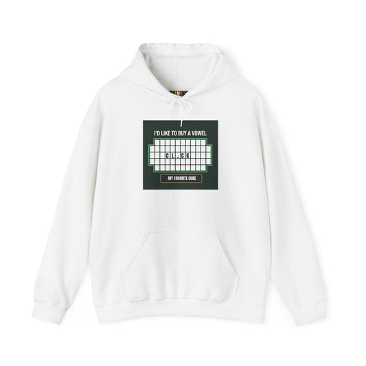 Clock - Vowel Unisex Heavy Blend™ Hooded Sweatshirt