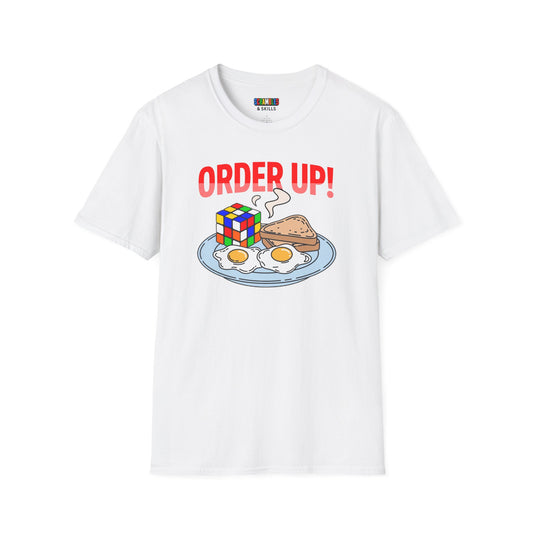Rubiks' Cube Shirt - Order Up Unisex Graphic Softstyle T-Shirt| Fun Cubing Tee