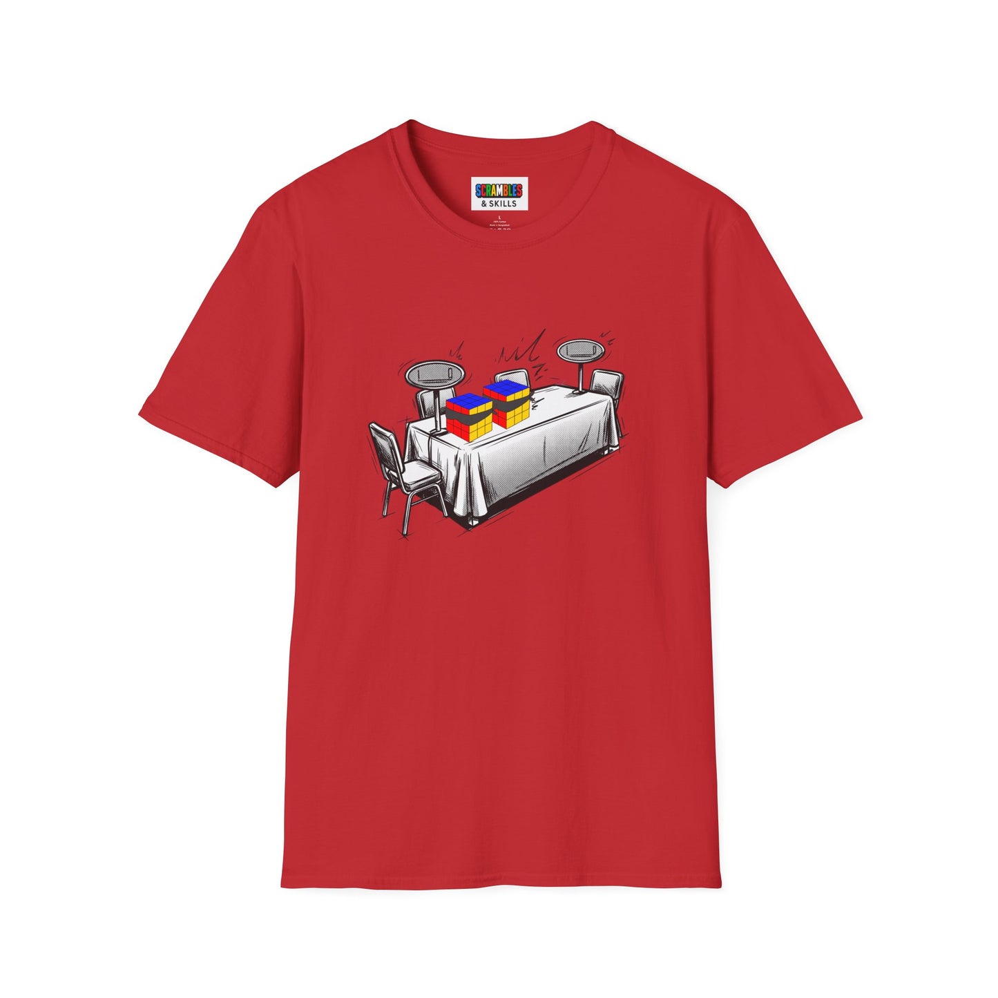 3x3 Multi Blind Comp Day Unisex Graphic Softstyle T-Shirt
