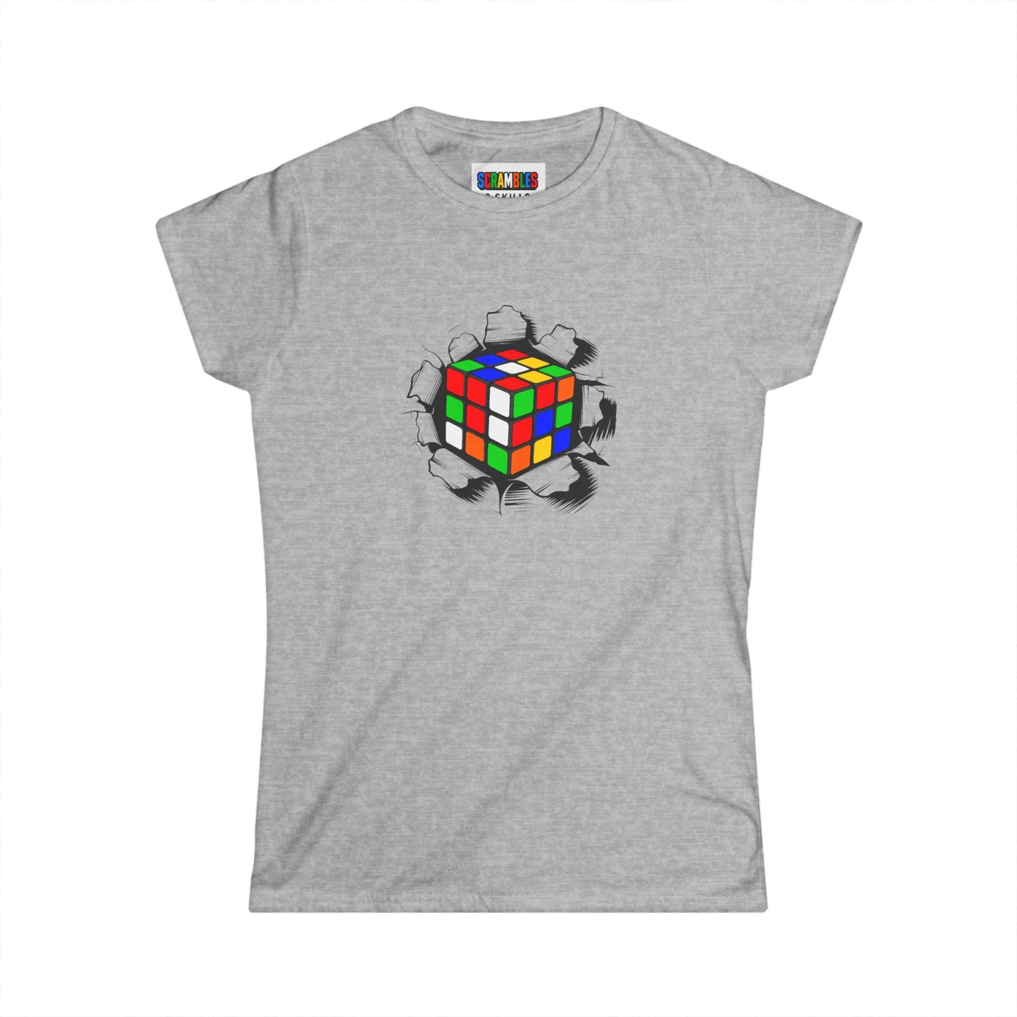 Crashing Out - Rubiks Cube Women's Softstyle T-Shirt