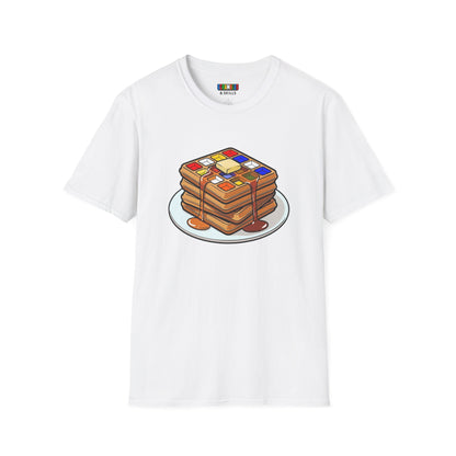 4x4 Waffles - Rubiks Cube Unisex Graphic Softstyle T-Shirt