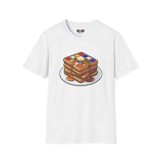 4x4 Waffles - Rubiks Cube Unisex Graphic Softstyle T-Shirt