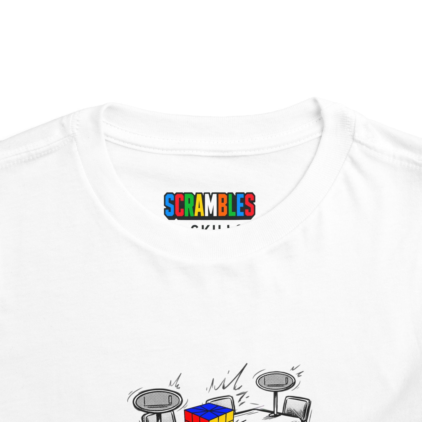 Square 1 Comp Day - Rubik's Cube Art  Toddler Short Sleeve T-Shirt