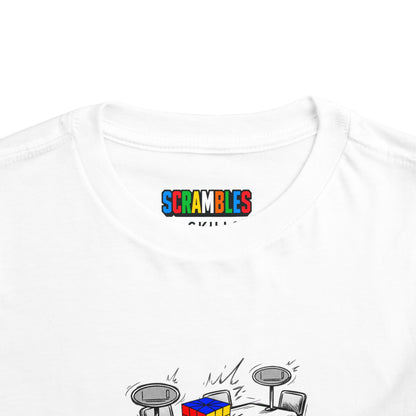 Square 1 Comp Day - Rubik's Cube Art  Toddler Short Sleeve T-Shirt