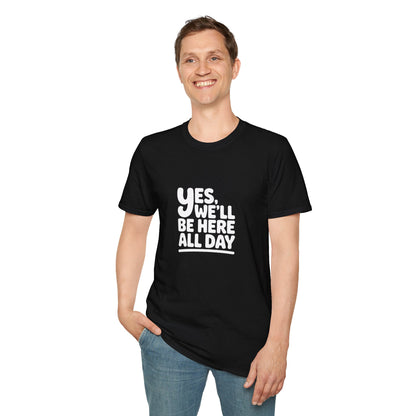 All Day Unisex Graphic Softstyle T-Shirt