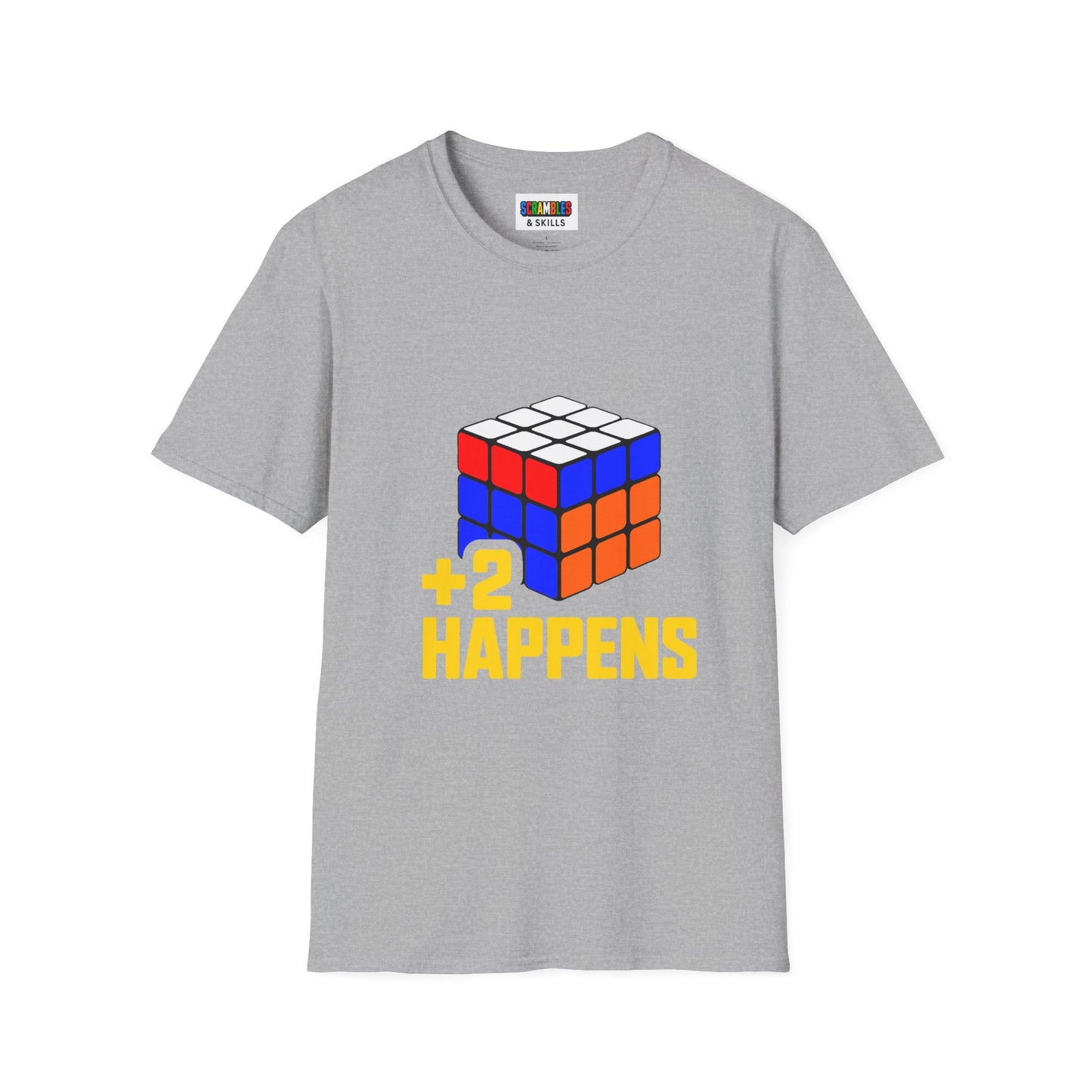 +2 Happens Unisex Graphic Softstyle T-Shirt