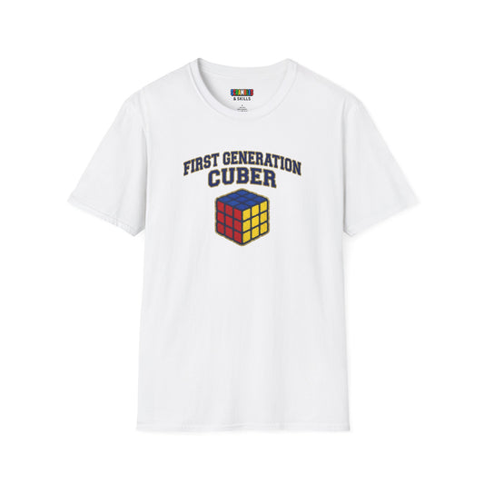 ⚡ Express - First Generation Cuber Rubiks Cube Art Unisex Graphic Softstyle T-Shirt