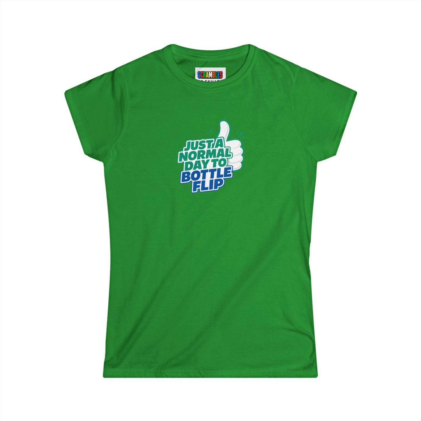 Just a Normal Day to Bottle Flip Women's Softstyle T-Shirt