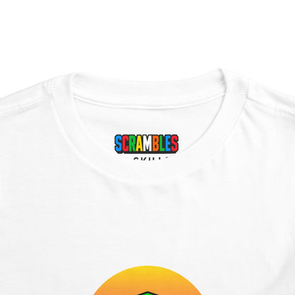 Rubik's Cube Shirt Sunset Solve Toddler Short Sleeve T-Shirt| Fun Cubing Shirt