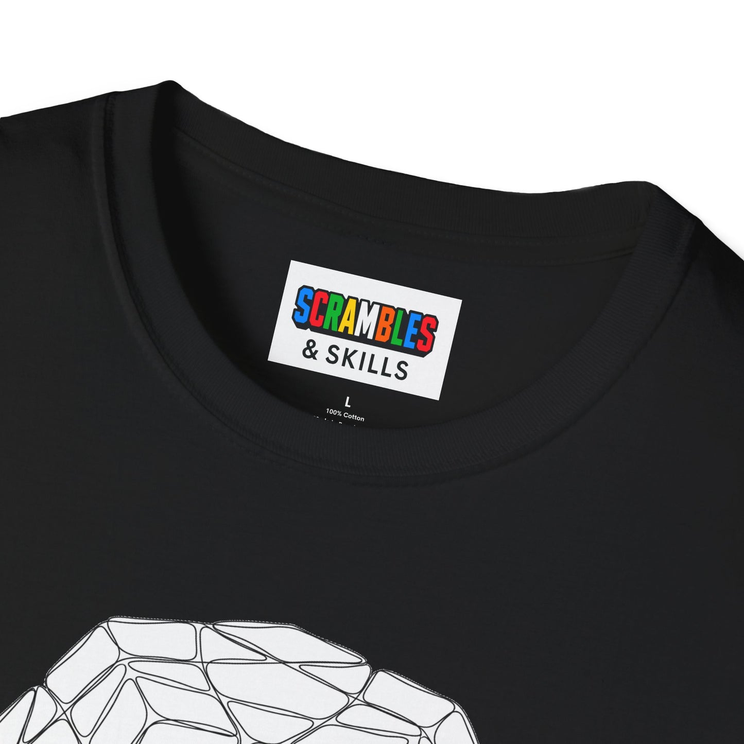 Megaminx Doodle - Rubik's Cube Art Unisex Graphic Softstyle T-Shirt