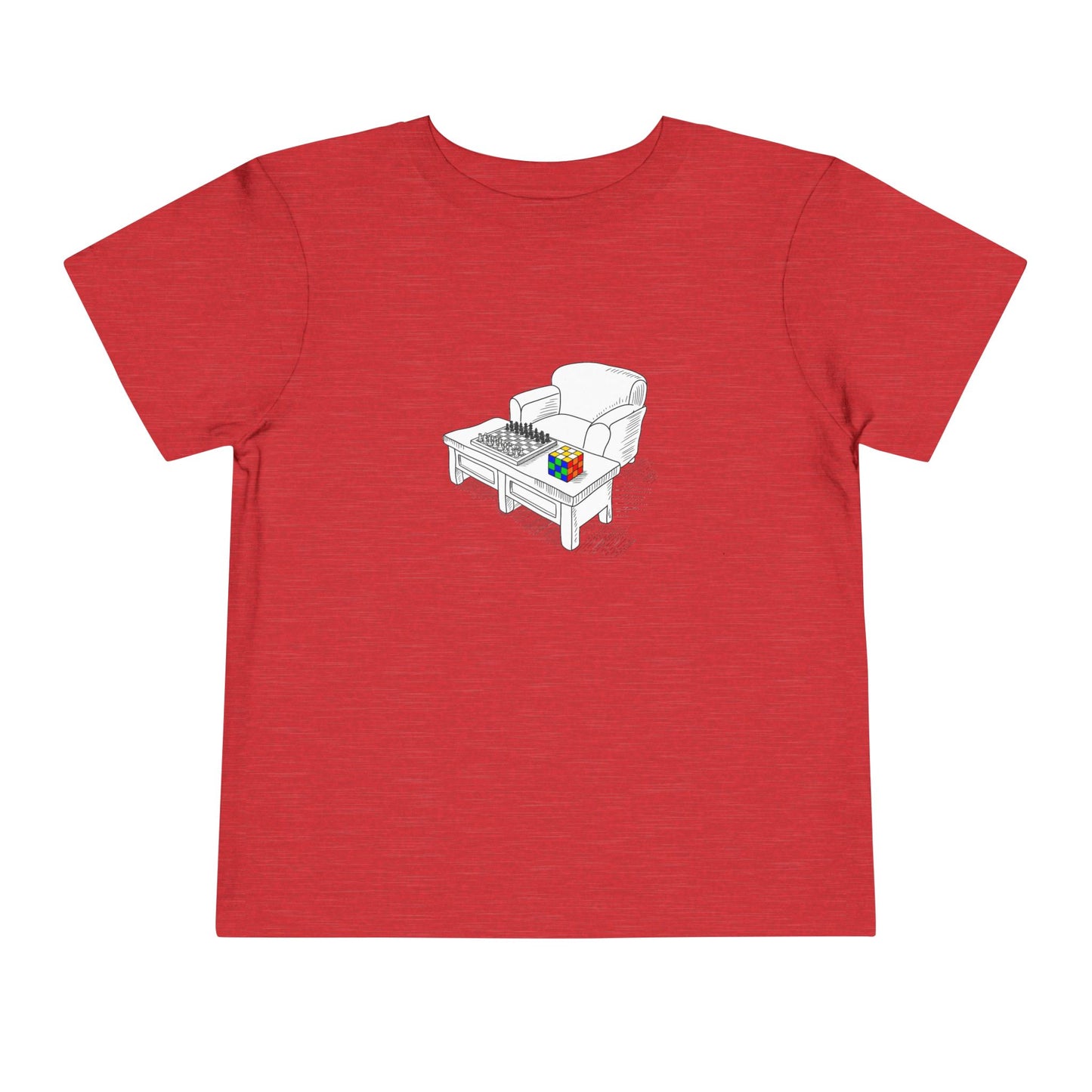 Chess and Checkered - Rubik's Cube Art  Toddler Short Sleeve T-Shirt