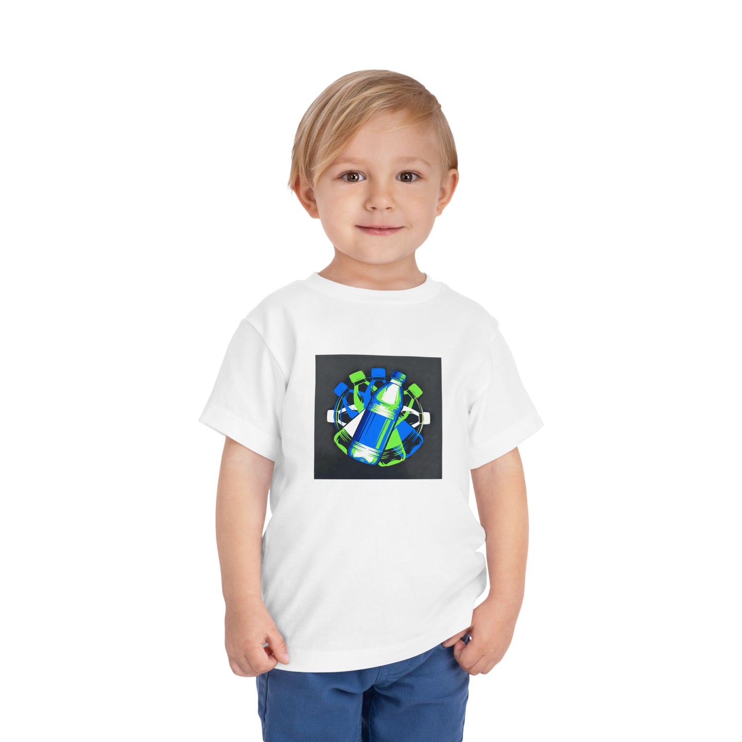 Neon Flip - Trick Shot Toddler Short Sleeve T-Shirt