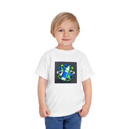 Neon Flip - Trick Shot Toddler Short Sleeve T-Shirt