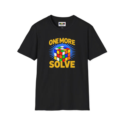 One More Solve - Rubiks Cube Unisex Graphic Softstyle T-Shirt