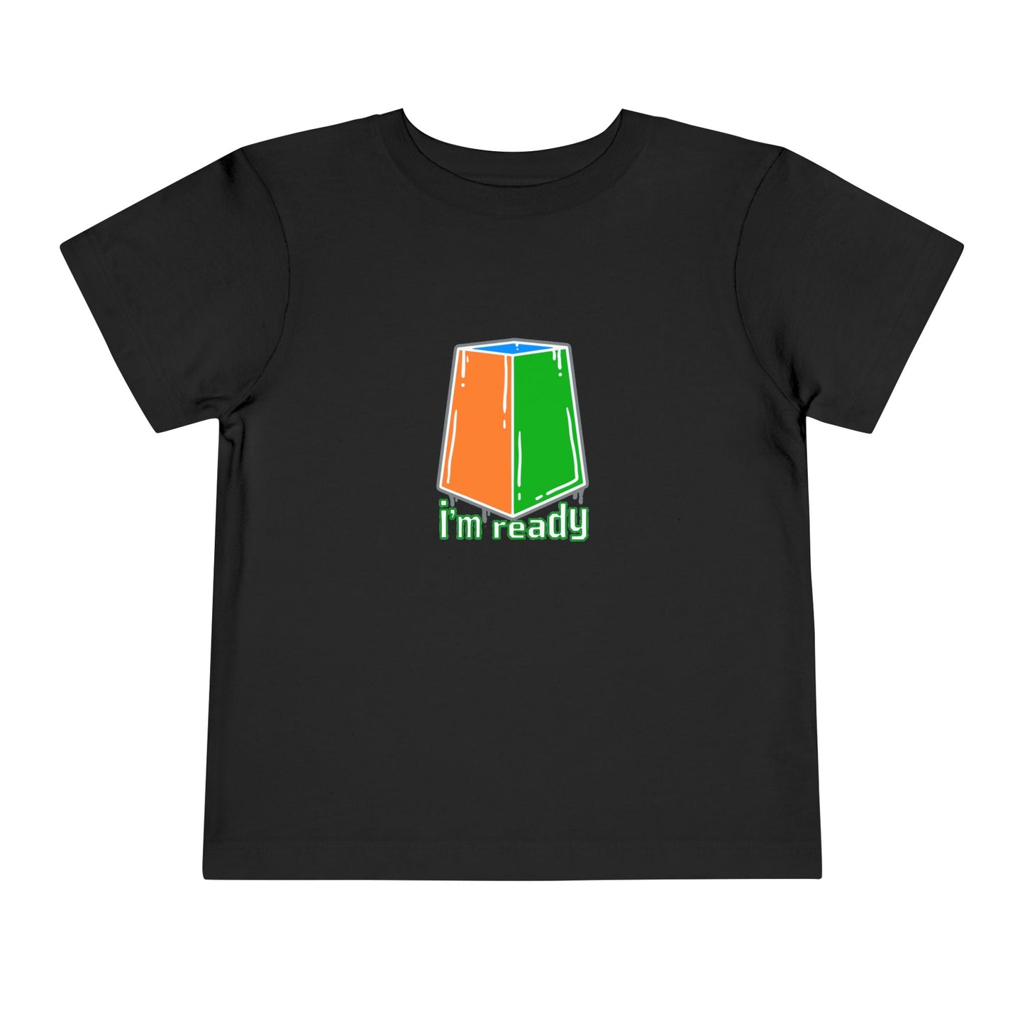 I'm Ready Rubiks Cube Art Toddler Short Sleeve T-Shirt