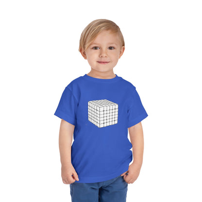 6x6 Doodle - Rubik's Cube Art  Toddler Short Sleeve T-Shirt