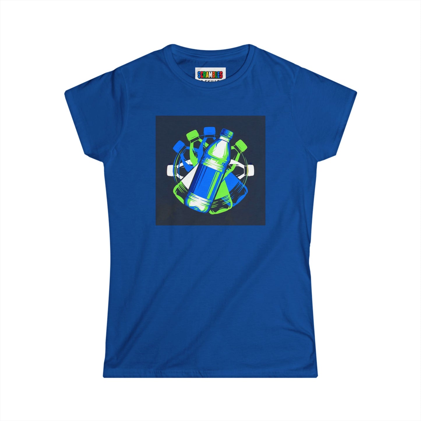 Neon Flip - Trick sShot Art  Women's Softstyle T-Shirt