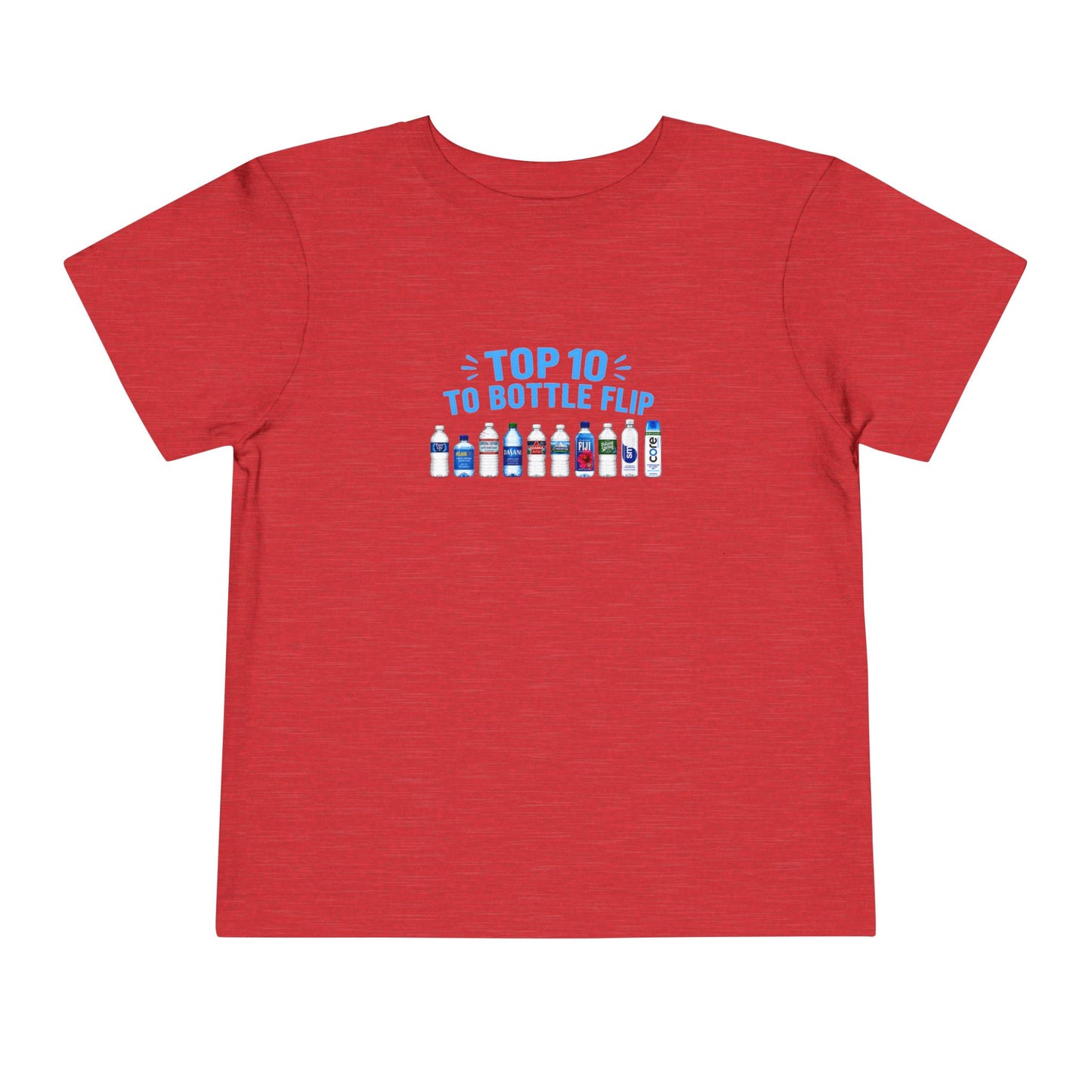Top 10 to Bottle Flip Toddler Short Sleeve T-Shirt