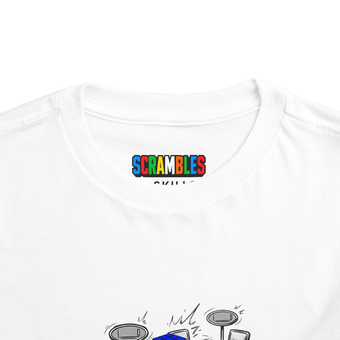 3x3 Fewest Moves Comp Day - Rubik's Cube Art  Toddler Short Sleeve T-Shirt