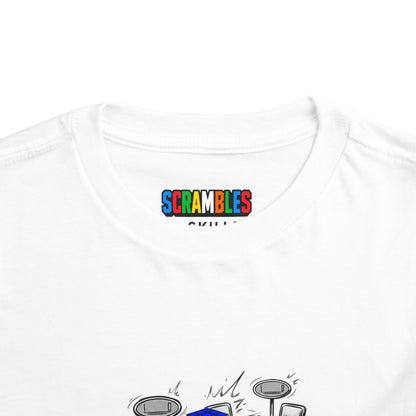 3x3 Fewest Moves Comp Day - Rubik's Cube Art  Toddler Short Sleeve T-Shirt