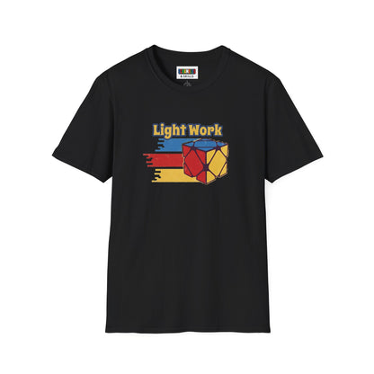 Skewb Light Work Rubiks Cube Art Unisex Graphic Softstyle T-Shirt
