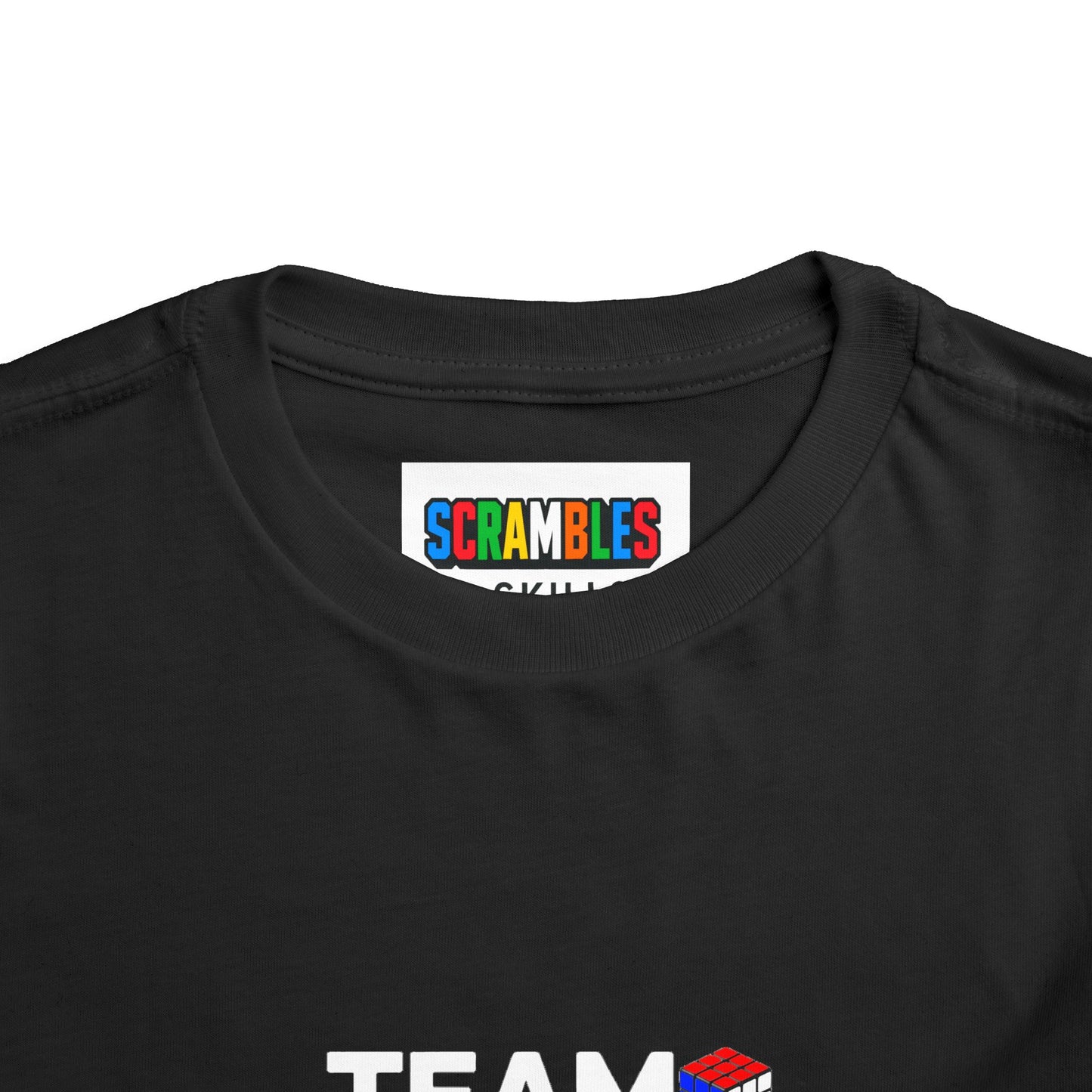 Team Cuber  - Rubik's Cube Art Toddler Short Sleeve T-Shirt