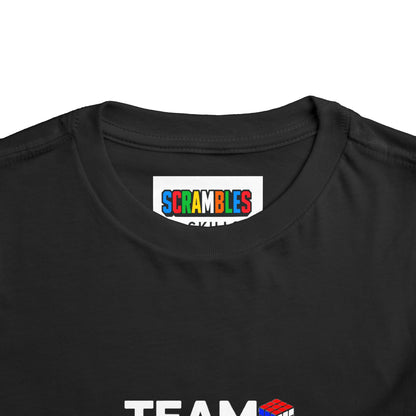 Team Cuber  - Rubik's Cube Art Toddler Short Sleeve T-Shirt