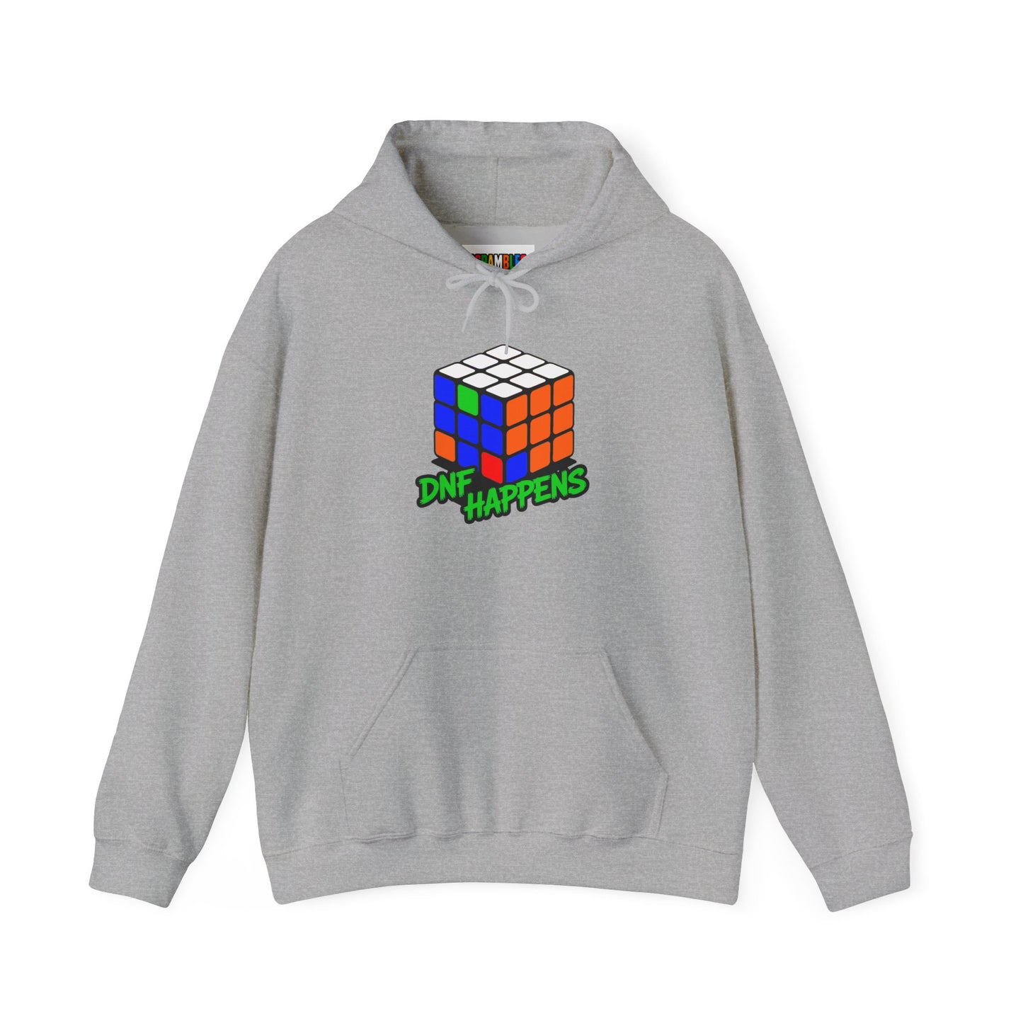 DNF Happens - Rubiks Cube Unisex Heavy Blend™ Hooded Sweatshirt