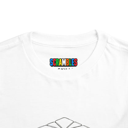 Square-1 Doodle - Rubik's Cube Art  Toddler Short Sleeve T-Shirt
