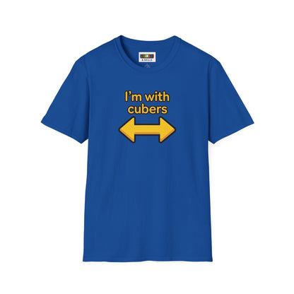 I'm With Cubers Unisex Graphic Softstyle T-Shirt