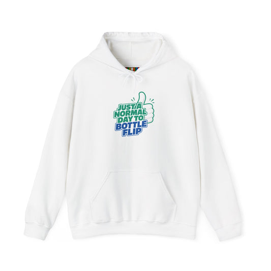 Just a Normal Day to Bottle Flip Unisex Heavy Blend™ Hooded Sweatshirt