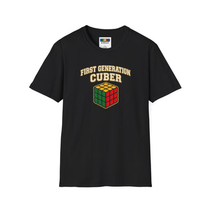 ⚡ Express - First Generation Cuber Rubiks Cube Art Unisex Graphic Softstyle T-Shirt