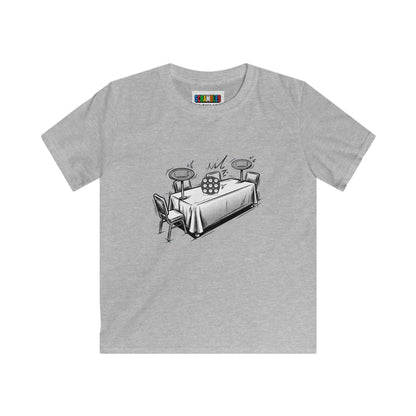Clock Comp Day - Rubik's Cube Art  Kids Softstyle Tee