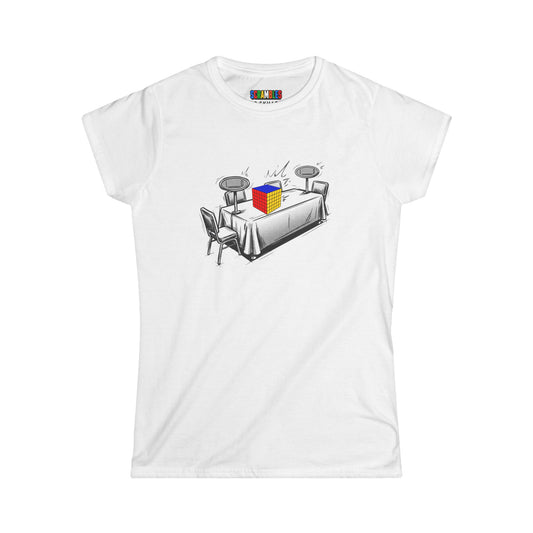 6x6 Comp Day  - Rubik's Cube Art Women's Softstyle T-Shirt