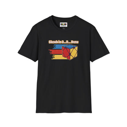Skewb Done Rubiks Cube Art Unisex Graphic Softstyle T-Shirt