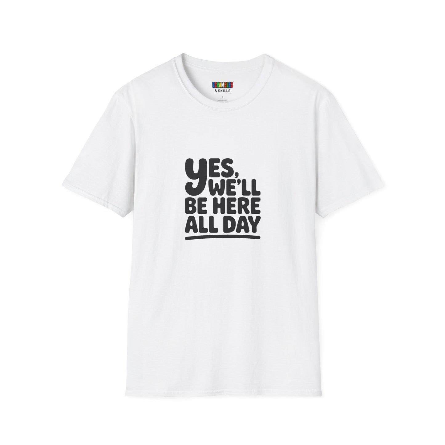 All Day Unisex Graphic Softstyle T-Shirt