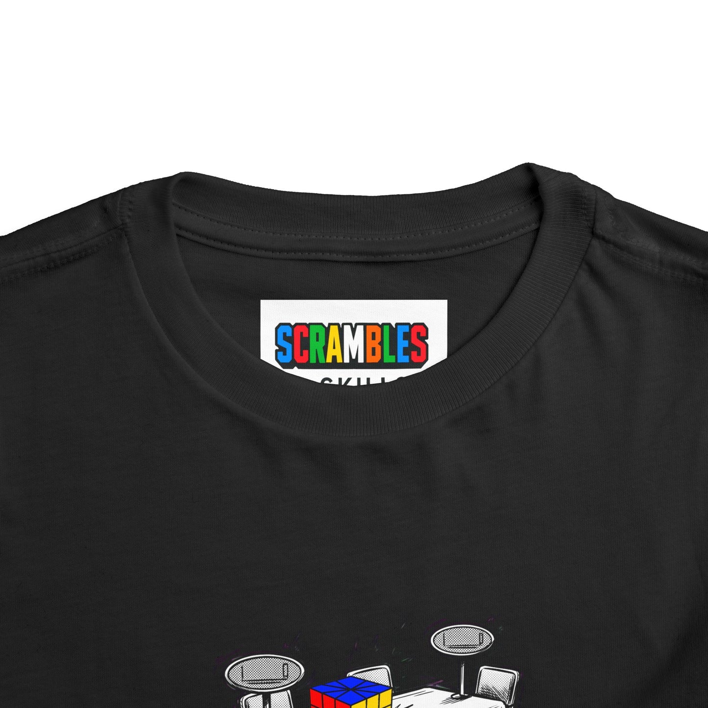 Square 1 Comp Day - Rubik's Cube Art  Toddler Short Sleeve T-Shirt