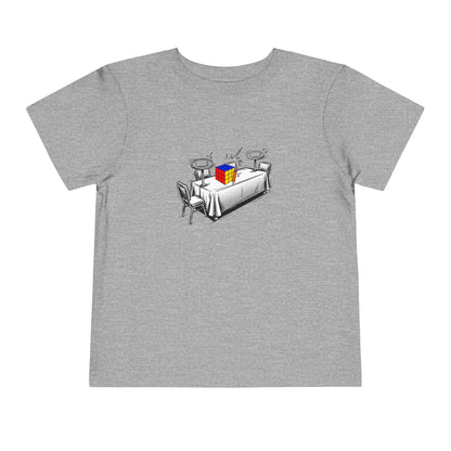 3x3 Fewest Moves Comp Day - Rubik's Cube Art  Toddler Short Sleeve T-Shirt