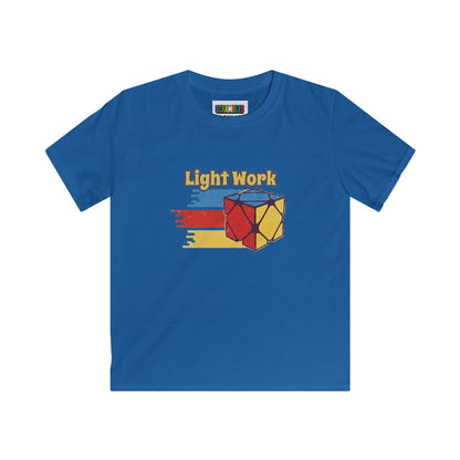 Skewb Light Work Rubiks Cube Art Kids Softstyle Tee