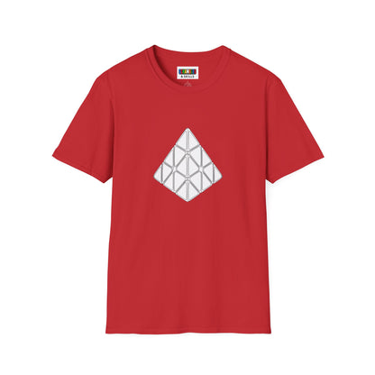 Pyraminx Doodle  - Rubik's Cube Art Unisex Graphic Softstyle T-Shirt