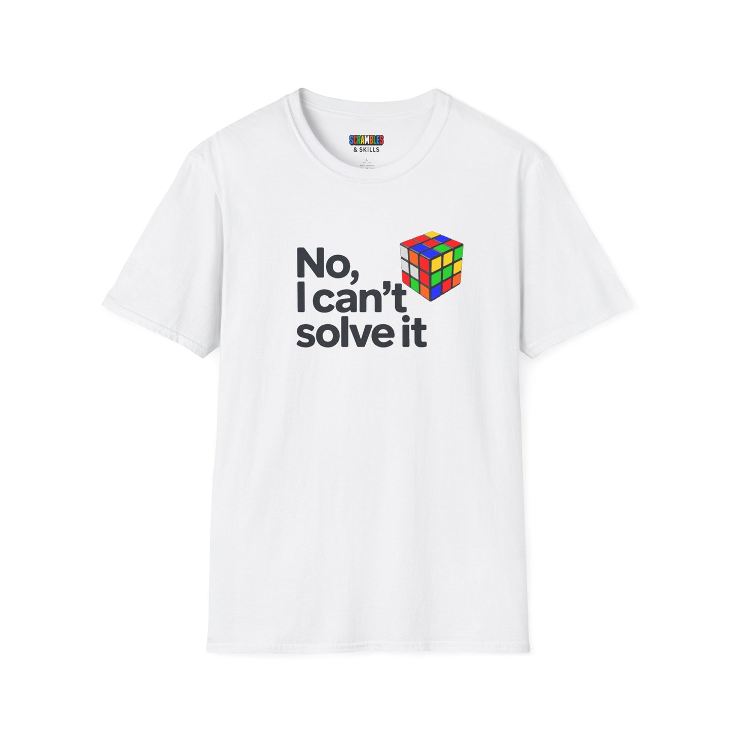 No, I Can't Solve It Unisex Graphic Softstyle T-Shirt