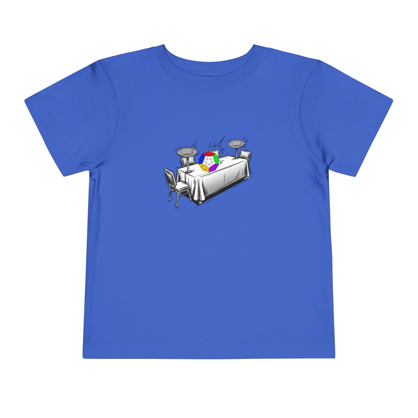 Megaminx Comp Day - Rubik's Cube Art Toddler Short Sleeve T-Shirt