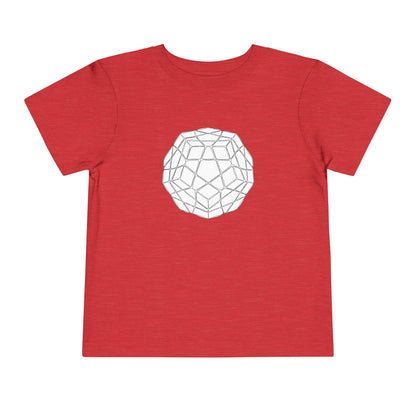 Megaminx Doodle  - Rubik's Cube Art Toddler Short Sleeve T-Shirt