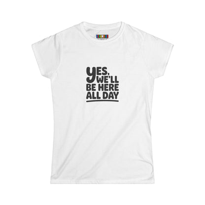 All Day - Cubing Women's Softstyle T-Shirt