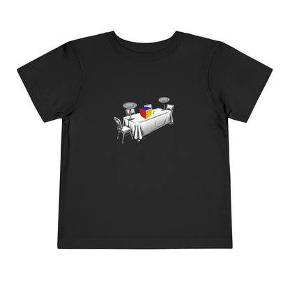 4x4 Comp Day - Rubik's Cube Art  Toddler Short Sleeve T-Shirt