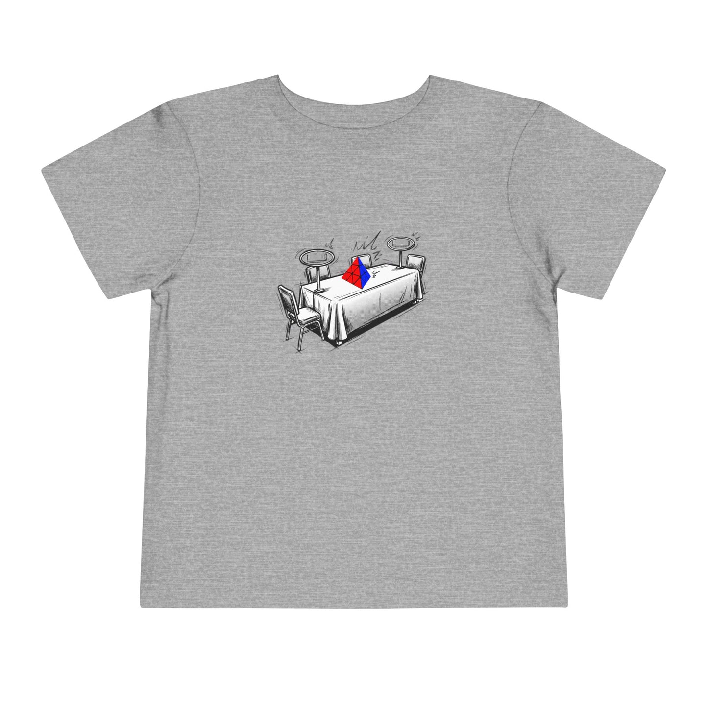 Pyraminx Comp Day - Rubik's Cube Art  Toddler Short Sleeve T-Shirt