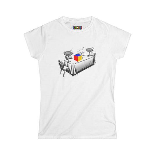 5x5 Comp Day  - Rubik's Cube Art Women's Softstyle T-Shirt