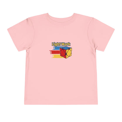 Skewb Light Work Rubiks Cube Art Toddler Short Sleeve T-Shirt