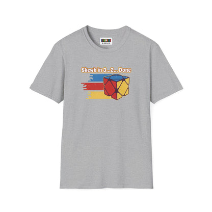 Skewb Done Rubiks Cube Art Unisex Graphic Softstyle T-Shirt
